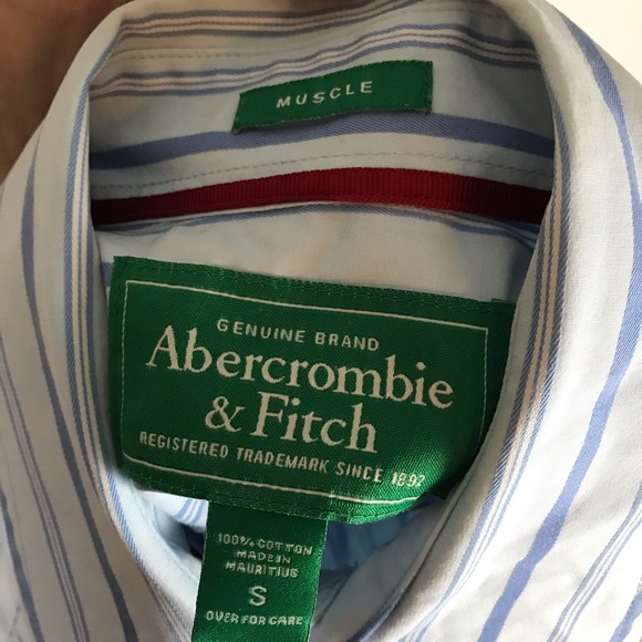 Abercrombie & Fitch poplin Button Down icon shirt - Picture 5 of 5